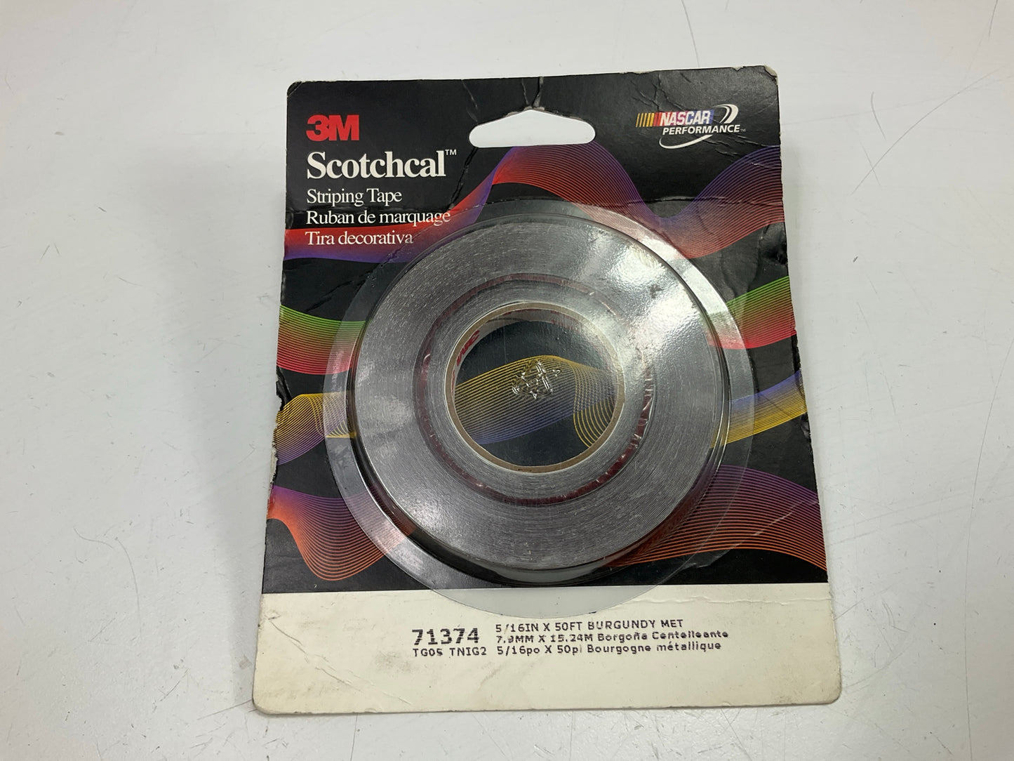 3M Scotchcal 71374 Burgundy Metallic Striping Automotive Tape  5/16 In X 50 Feet