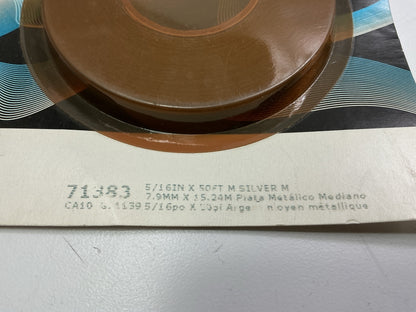 3M 71383 Pinstripe Striping Stripe Tape, 5/16'' X 50', Medium Silver Metallic