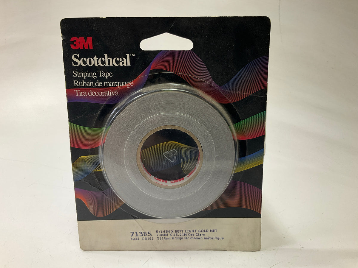 3M 71385 Pinstripe Striping Stripe Tape - Light Gold Metallic - 5/16'' X 50'