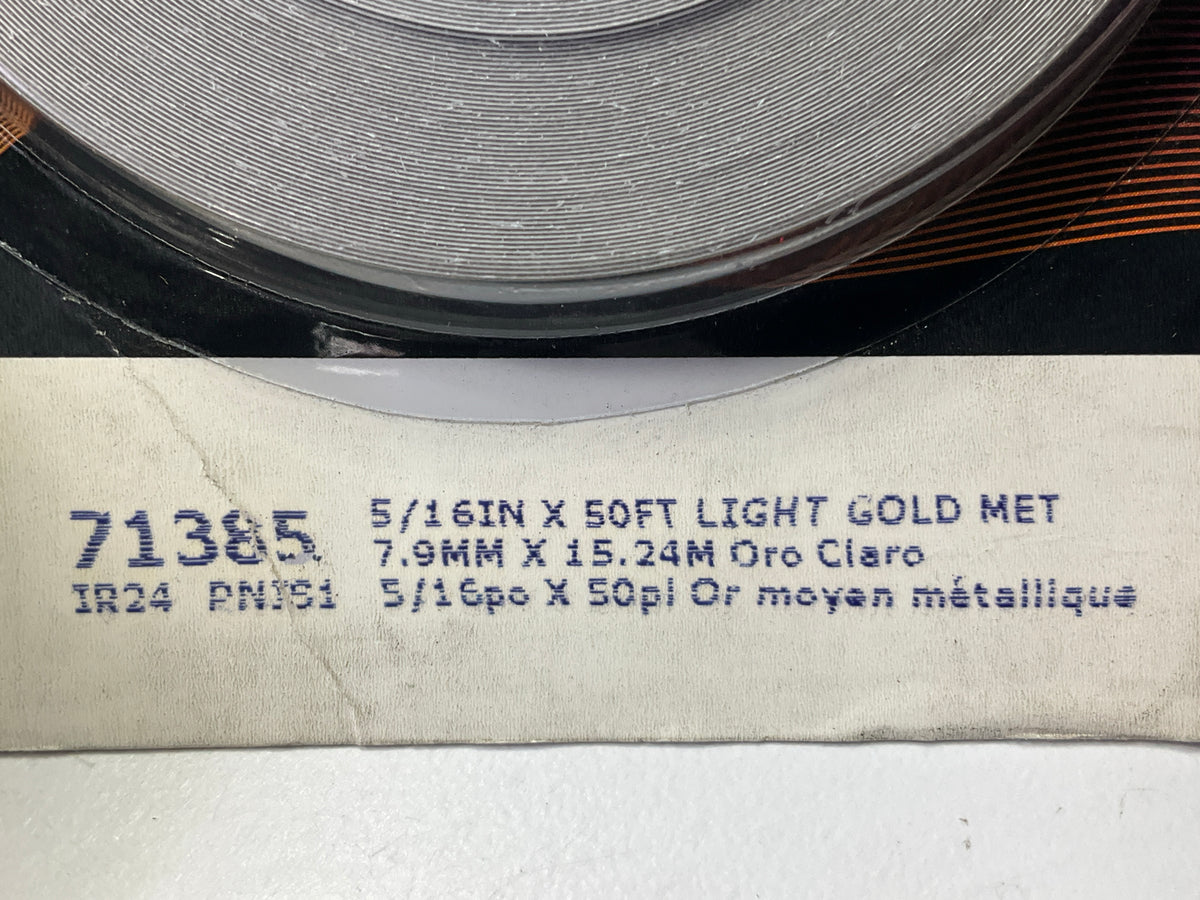 3M 71385 Pinstripe Striping Stripe Tape - Light Gold Metallic - 5/16'' X 50'