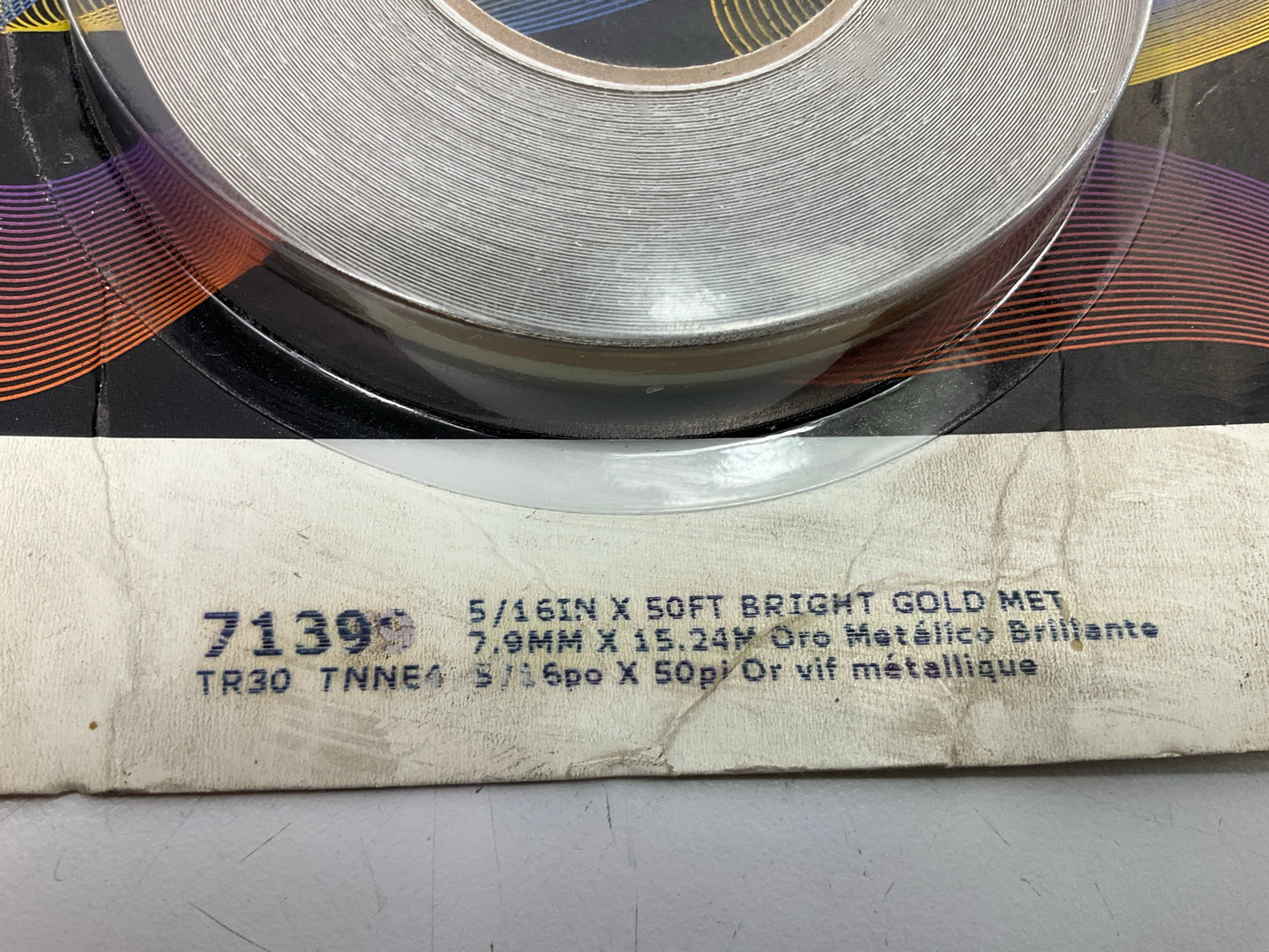 3M 71399 Scotchcal Striping Stripe Tape , Bright Gold Metallic, 5/16'' X 50 Feet