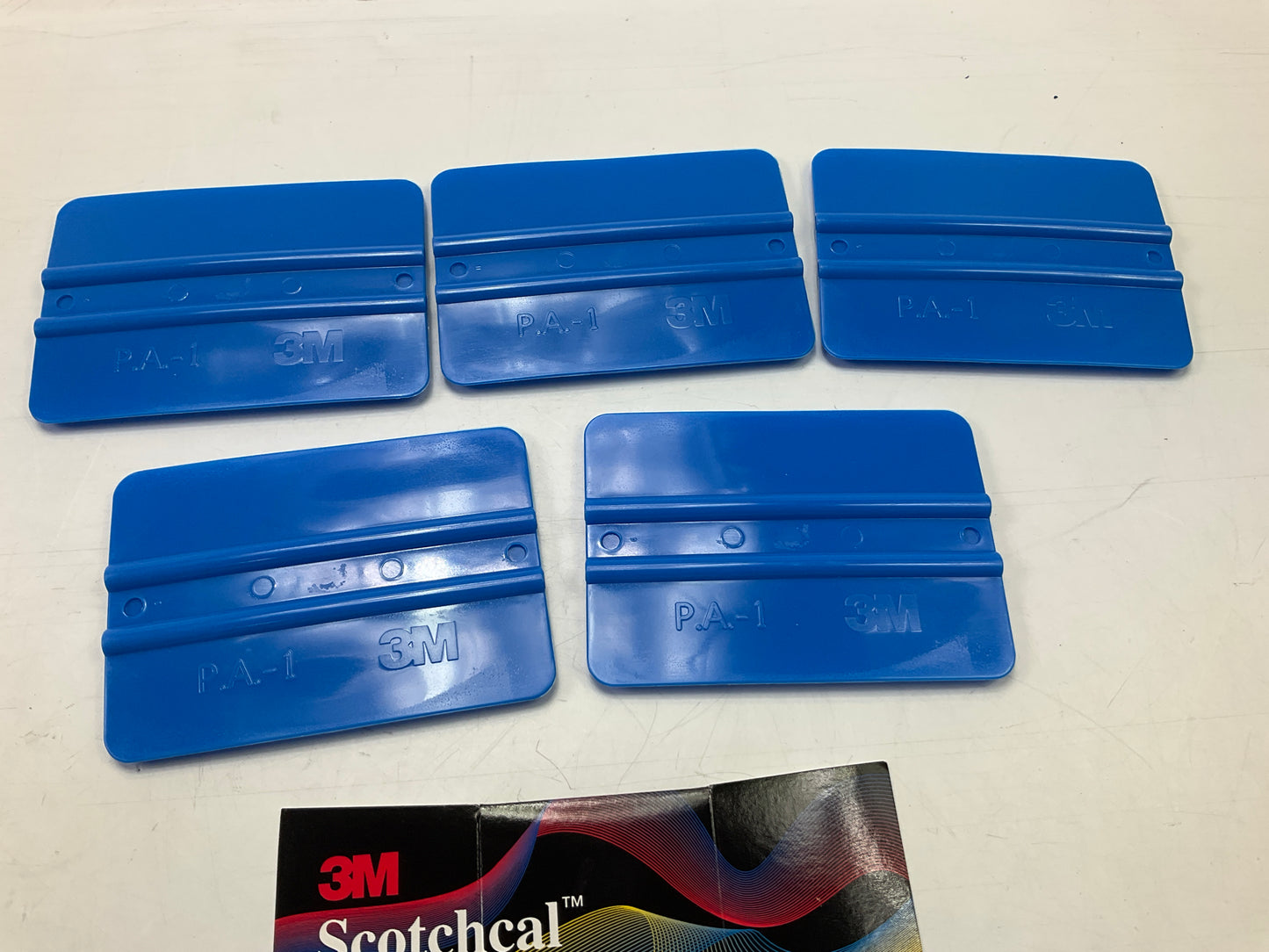 3M 71601 Scotchcal Application Squeegees, Blue, 5-Pack