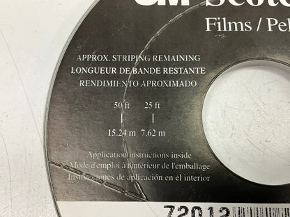 3M 72012 Pinstripe Striping Tape, 3/16'' X 150 Feet, Ultra Charcoal