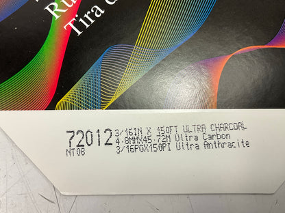 3M 72012 Pinstripe Striping Tape, 3/16'' X 150 Feet, Ultra Charcoal