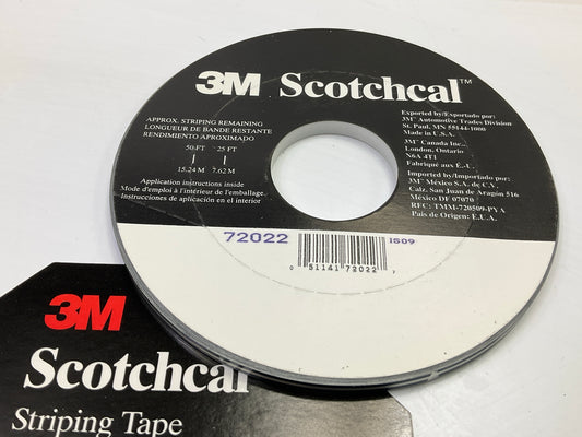 3M 72022 Pinstripe Striping Stripe Tape, 3/16'' X 150 Feet, Elite Midnight Blue
