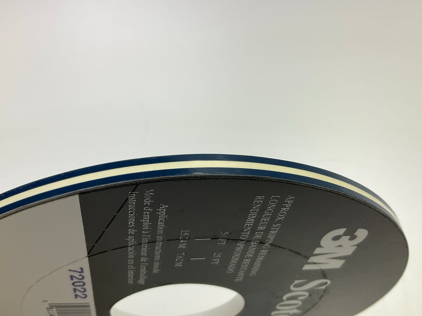3M 72022 Pinstripe Striping Stripe Tape, 3/16'' X 150 Feet, Elite Midnight Blue