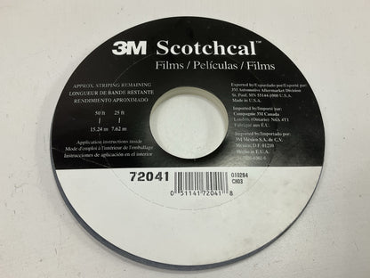 3M 72041 Pinstripe Striping Tape 3/16'' X 150' Elite Azure Blue Auto Stripe Tape