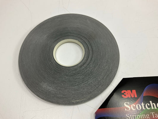 3M 72050 Pinstripe Striping Stripe Tape, 3/16'' X 150', Light Charcoal Metallic