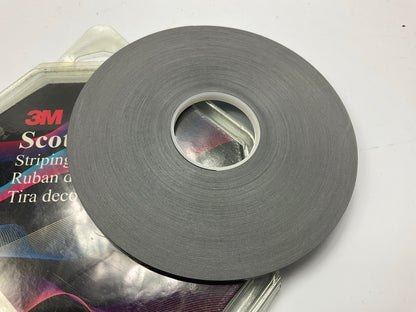 3M 72083 Pinstripe Striping Tape 3/16'' X 150ft  Medium Silver Metallic