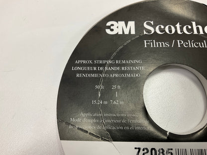 3M 72085 Scotchcal 150' X 3/16'' Light Gold Metallic Double Stripe Tape