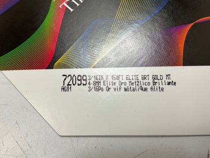 3M 72099 Scotchcal Bright Gold Metallic Striping Automotive Tape 3/16'' X 150'