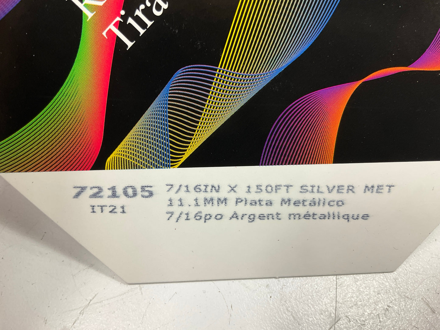 3M Scotchcal 72105 Silver Metallic Striping Automotive Tape 7/16'' X 150'