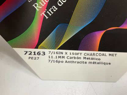 3M 72163 Pinstripe Auto Stripe Striping Tape, Charcoal Metallic 7/16'' X 150 Feet