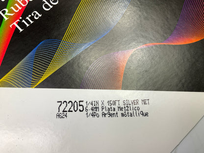 3M Scotchcal 72205 Silver Metallic Striping Automotive Stripe Tape 1/4'' X 150'