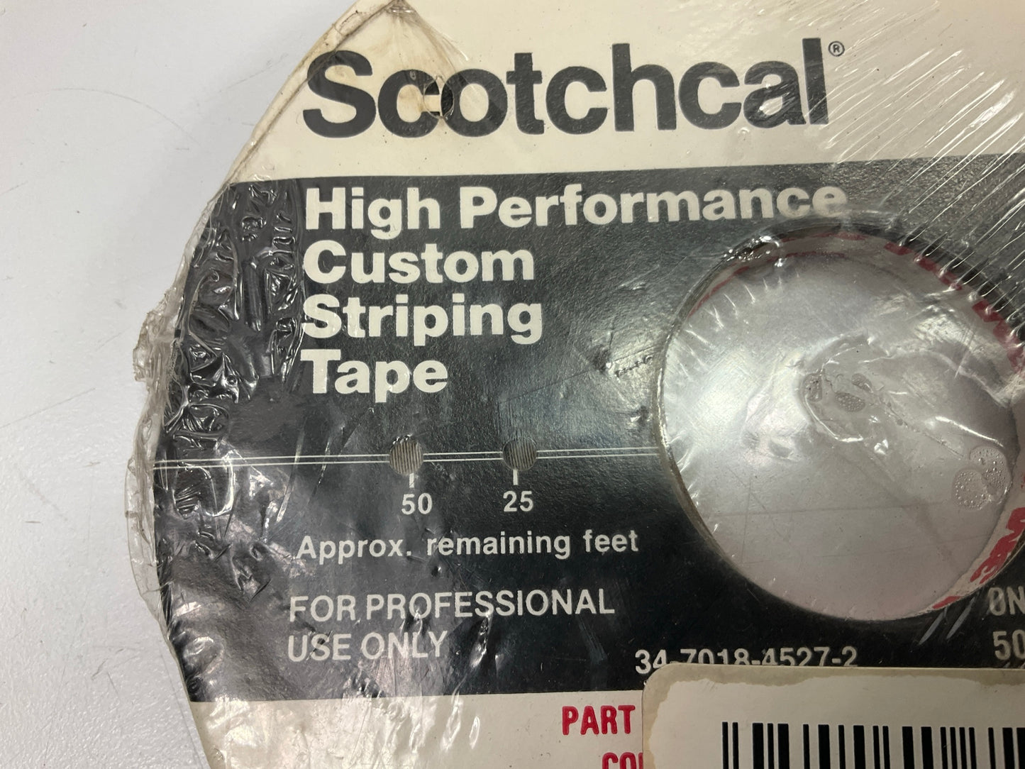 3M 72224 Pinstripe Striping Tape 1/4 In X 150 Feet Dark Brown Scotchcal Stripe