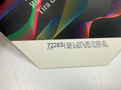 3M 72283 Pinstripe Striping Stripe Tape, 1/4'' X 150 Feet Medium Silver Metallic