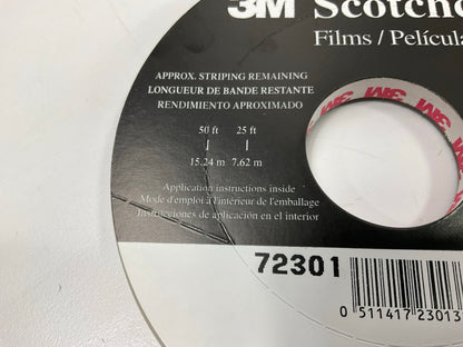 3M 72301 Scotchcal Striping Automotive Stripe Tape - White - 5/16'' X 150'