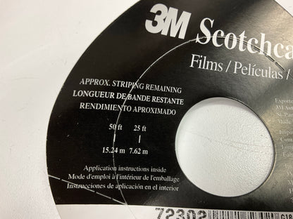 3M Scotchcal 72302 Black Striping Automotive Stripe Tape - 5/16'' X 150 Feet
