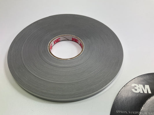3M 72305 Pinstripe Striping Tape -  5/16'' X 150' Soft Silver Metallic