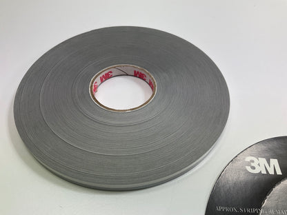 3M 72305 Pinstripe Striping Tape -  5/16'' X 150' Soft Silver Metallic Stripe