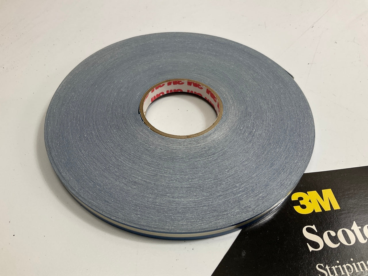 3M 72308 Scotchcal 150' X 1/16'' Blue Double Striping Stripe Tape