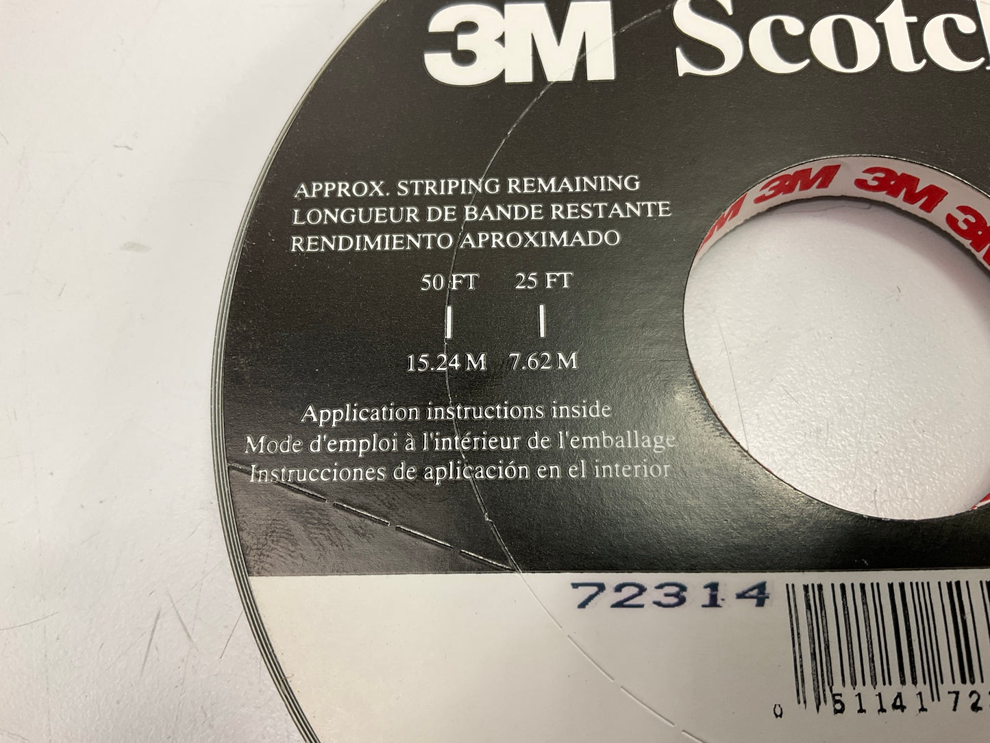 3M 72314 Pinstripe Striping Tape, Light Slate Metallic, 5/16'' X 150 Feet
