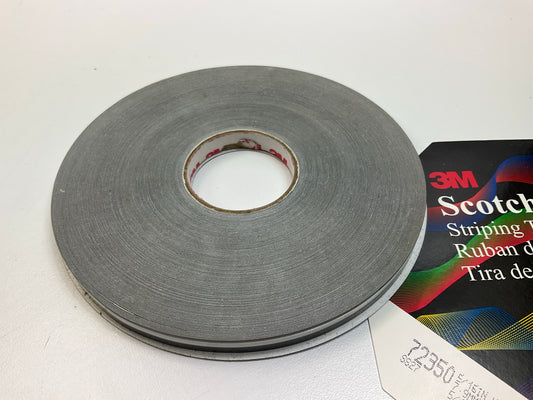3M 72350 Pinstripe Stripe Striping Tape, 5/16'' X 150' Light Charcoal Metallic