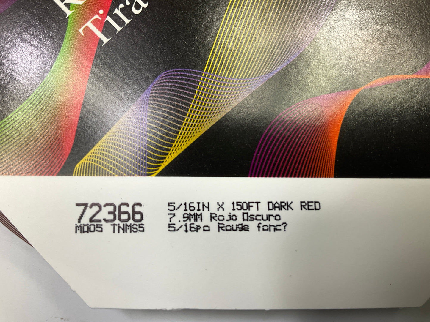 3M 72366 Pinstripe Striping Tape Scotchcal  5/16'' X 150 Feet, Dark Red