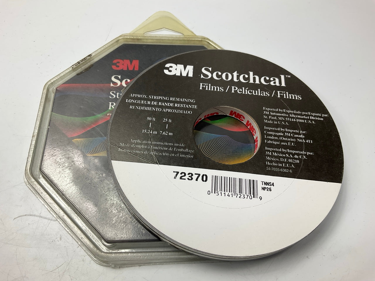 3M 72370 5/16'' X 150 FEET Brown Metallic Striping Automotive Stripe Tape