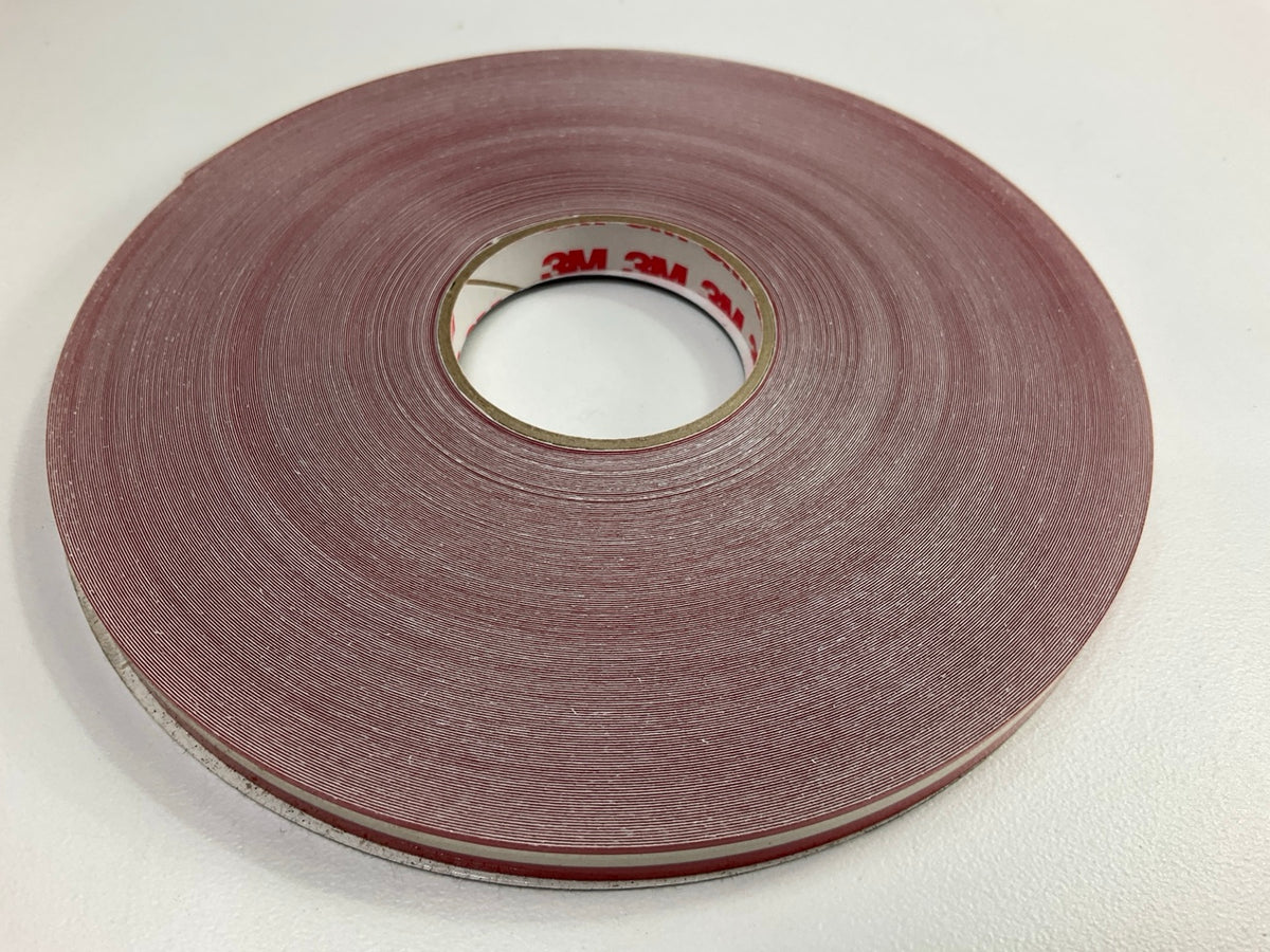 3M 72376 Double Striping Stripe Tape, 150' Length X 5/16'' Width, Tomato Red