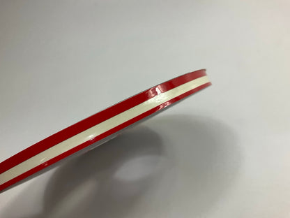 3M 72376 Double Striping Stripe Tape, 150' Length X 5/16'' Width, Tomato Red