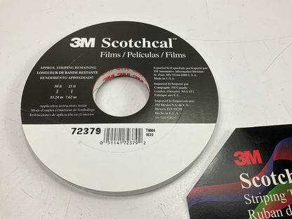 3M 72379 Pinstripe Striping Tape, Pale Gray, Double Stripe, 5/16'' X 150 Feet