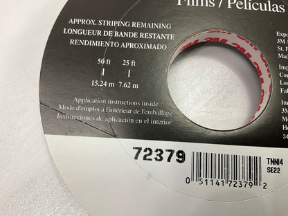 3M 72379 Pinstripe Striping Tape, Pale Gray, Double Stripe, 5/16'' X 150 Feet