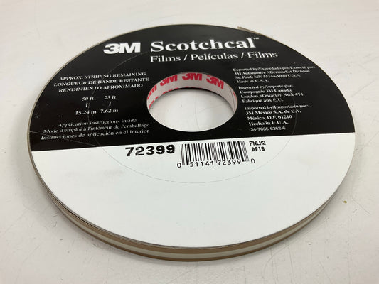 3M 72399 Double Pinstripe Striping Tape 5/16'' X 150' Bright Gold Scotchcal