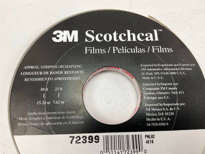 3M 72399 Double Pinstripe Striping Tape 5/16'' X 150' Bright Gold Scotchcal