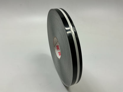3M 72402 Scotchcal Double Stripe Striping Tape 1/2 Inch X 150 Feet, Black