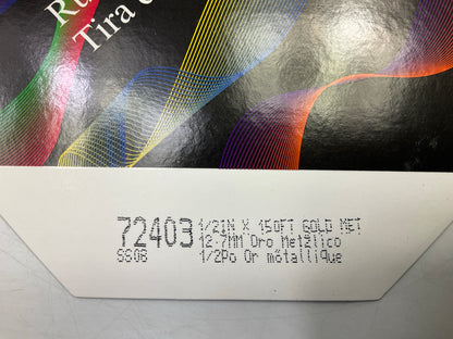 3M 72403 Scotchcal Striping Tape, Gold Metallic, Stripe Tape 1/2'' X 150ft