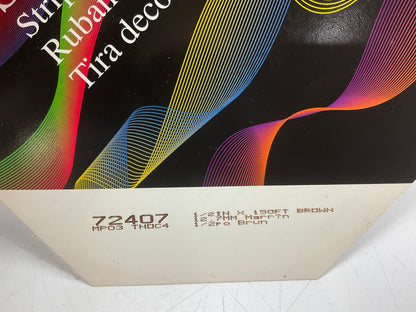 3M 72407 Pinstripe Striping Tape, 1/2'' X 150 Feet, Brown
