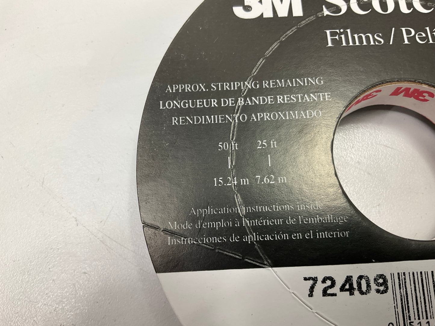 3M 72409 Scotchcal Dark Blue Striping Automotive Tape, 1/2'' X 150'