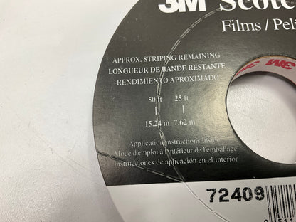 3M 72409 Scotchcal Dark Blue Striping Automotive Tape, 1/2'' X 150'