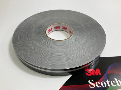 3M 72463 Pinstripe Striping Tape - 1/2'' X 150' DOUBLE CHARCOAL METALLIC