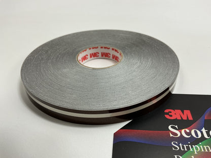 3M 72470 Pinstripe Striping Tape - 1/2''X150' Brown Metal Stripe Tape