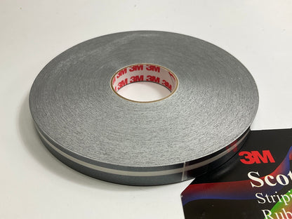 3M 72483 Scotchcal Striping Tape, Medium Silver Metallic, 1/2'' X 150 Feet