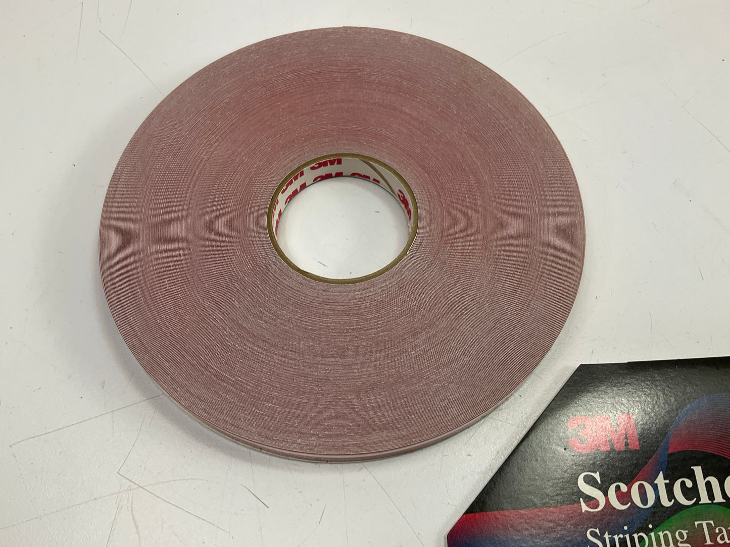 3M 72504 Pinstripe Striping Auto Stripe Tape, 3/8 Inch X 150 Feet , Red