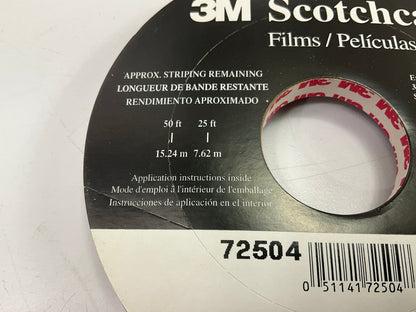 3M 72504 Pinstripe Striping Auto Stripe Tape, 3/8 Inch X 150 Feet , Red