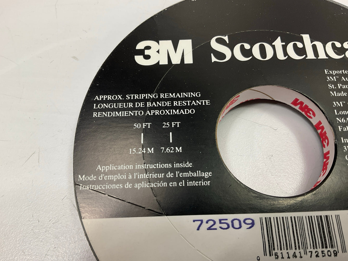 3M 72509 Scotchcal Striping Automotive Stripe Tape, 3/8'' X 150', Dark Blue
