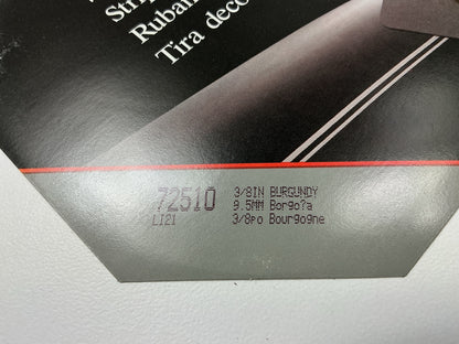 3M 72510 Scotchcal Striping Auto Stripe Tape, Burgundy, 3/8 In X 150 Feet
