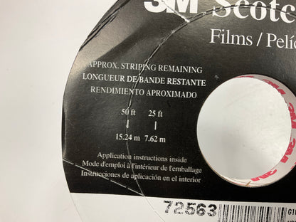3M Scotchcal 72563 Charcoal Metallic Striping Automotive Stripe Tape 3/8'' X 150'