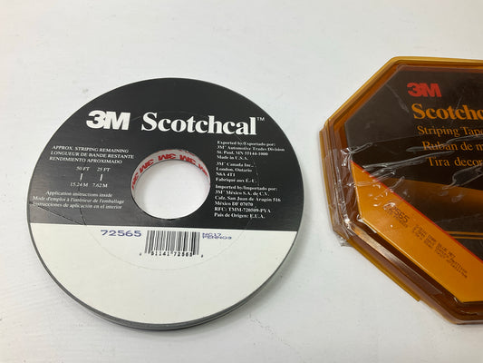 3M 72565 Pinstripe Striping Tape 3/8'' Dark Blue Metallic X 150 Feet
