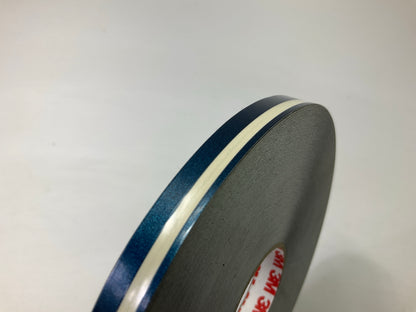 3M 72565 Pinstripe Striping Tape 3/8'' Dark Blue Metallic X 150 Feet